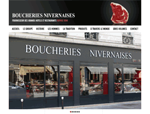 Tablet Screenshot of boucheries-nivernaises.com